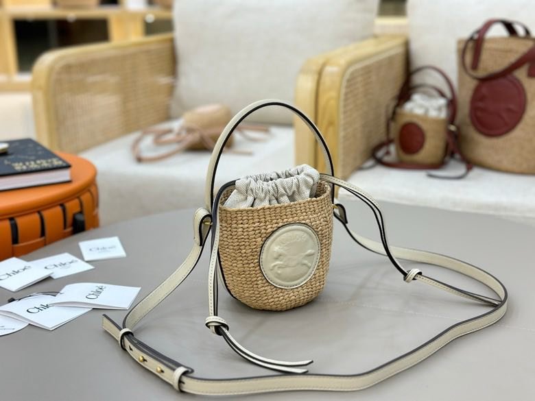 Солом'яний сумка Chloe S25 14 см фото 2