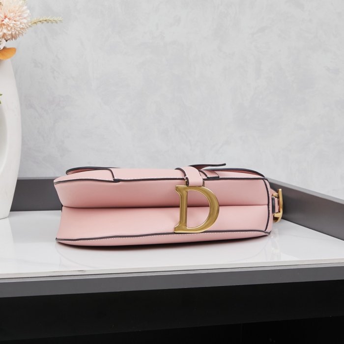Сумка кожаная женская Dior Saddle 24 см фото 6