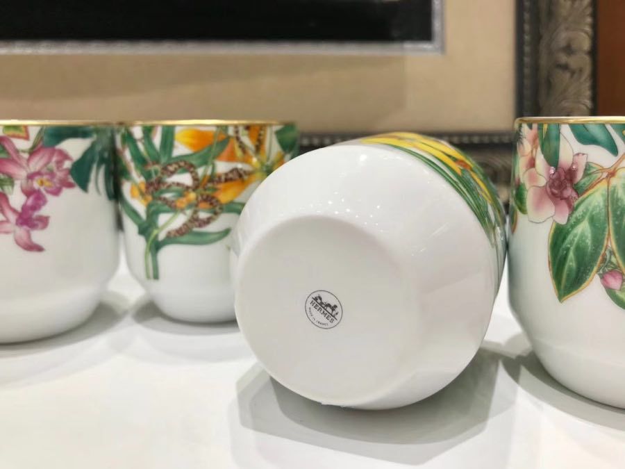 Set cups of bone porcelain Passifolia Series фото 5