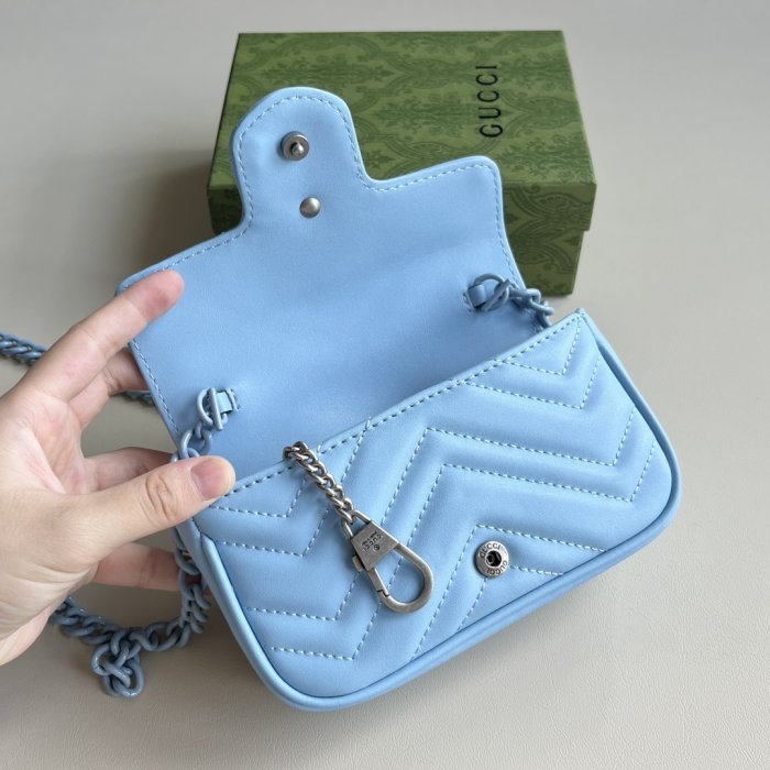 Сумка женская GG Marmont Mini 16 см фото 6