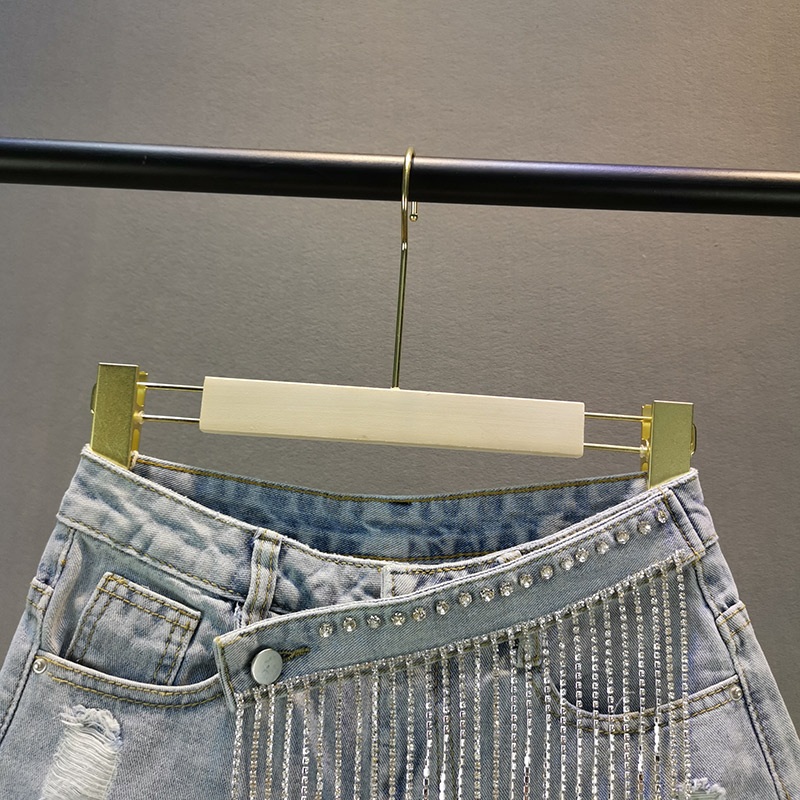 Рвані джинсові шорти жіночі блакитні, весна літо фото 3