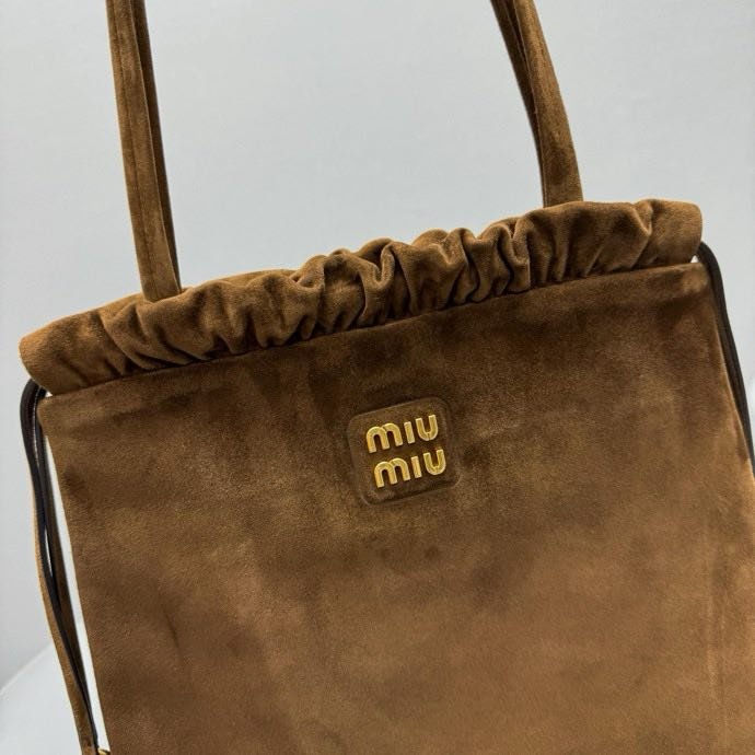 Сумка кожаная женская Miu miu Joie Suede 28 см фото 6