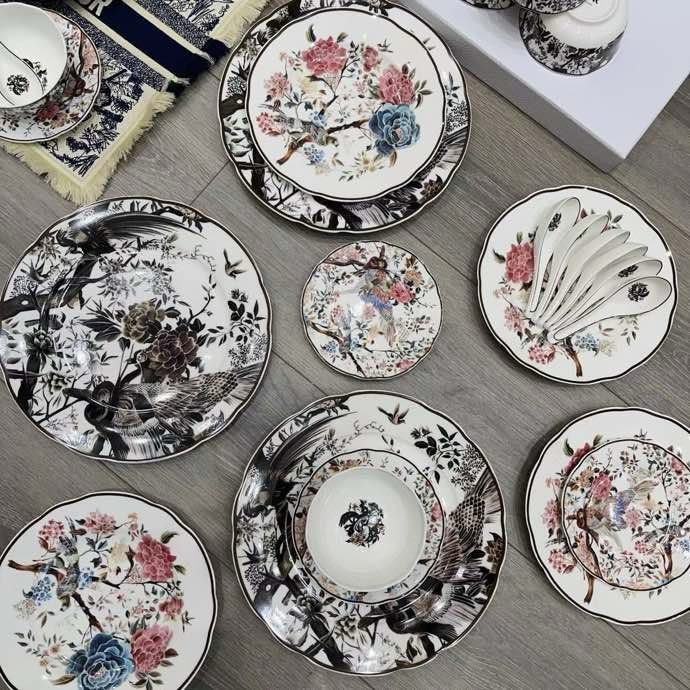 Set crockery of костаного porcelain series Winter garden, 41 subject фото 4