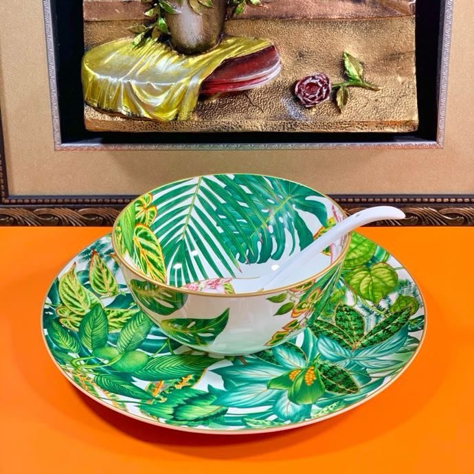 Набор фарфоровой посуды Hermes Passifolia на 10 персон фото 4