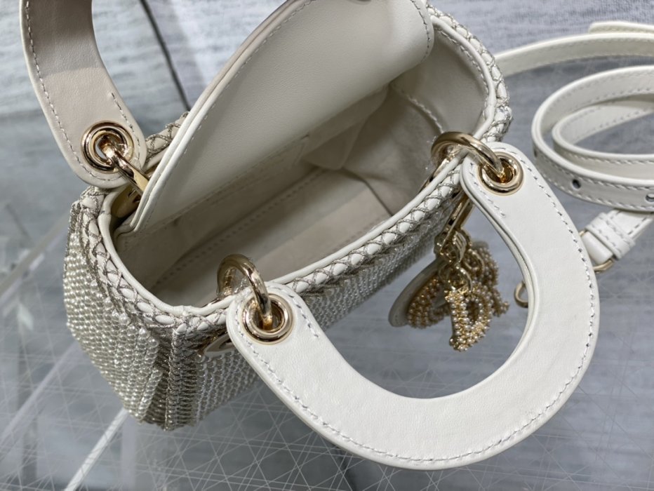A bag women's Lady Dior Micro 12 cm фото 8