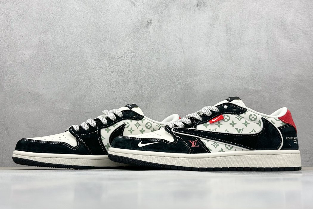Кроссовки Travis Scott x Fragment Design x Air Jordan 1 Low фото 5