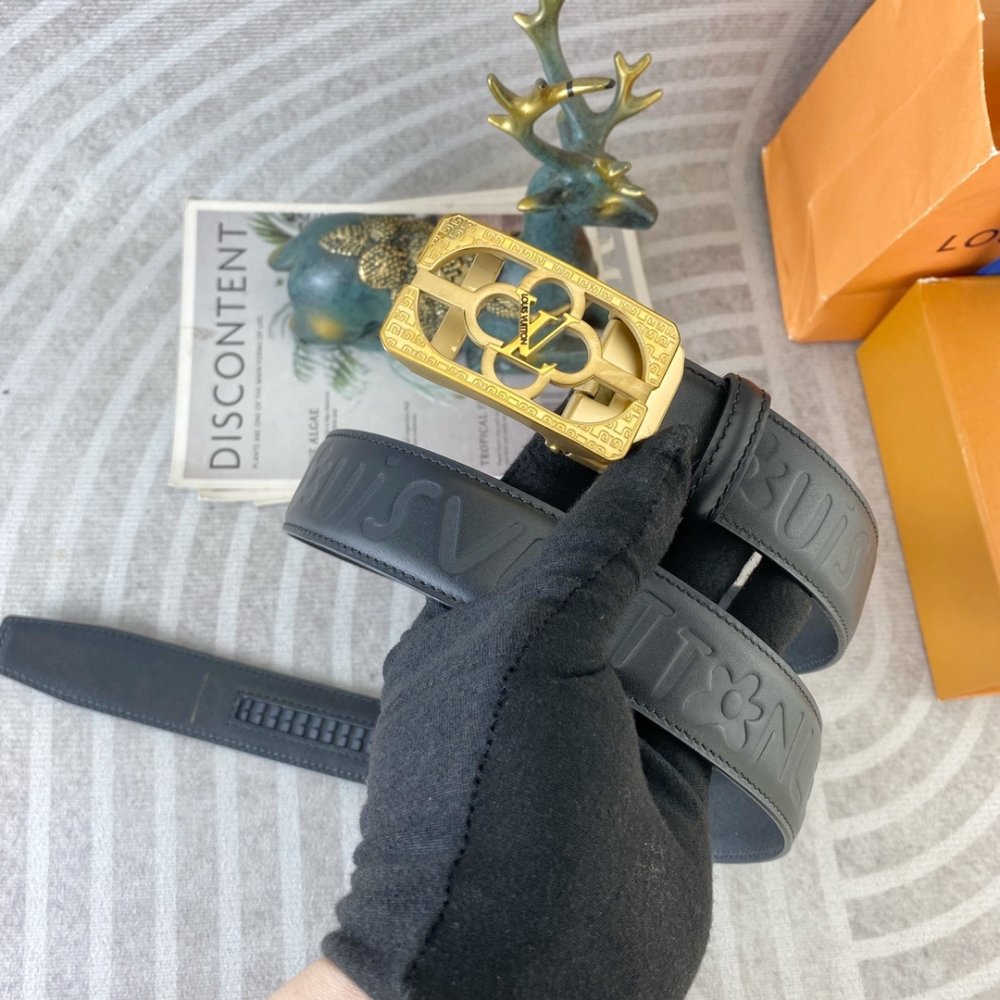 Ремень кожаный 35 мм фото 3