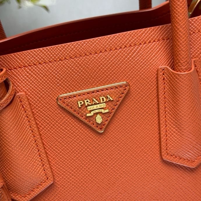 Сумка кожаная Double Bag mini 1BG443 25 см фото 8