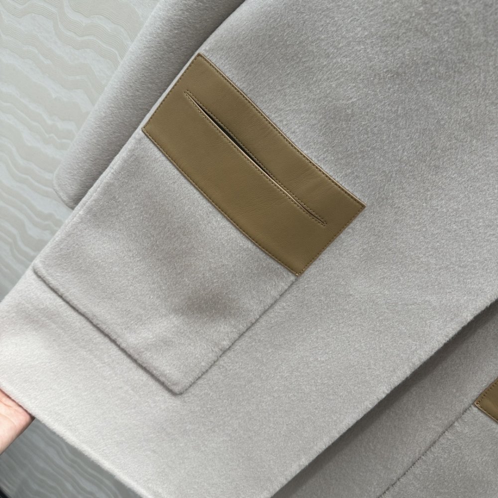 Двостороннє кашемірове пальто з капюшоном фото 6