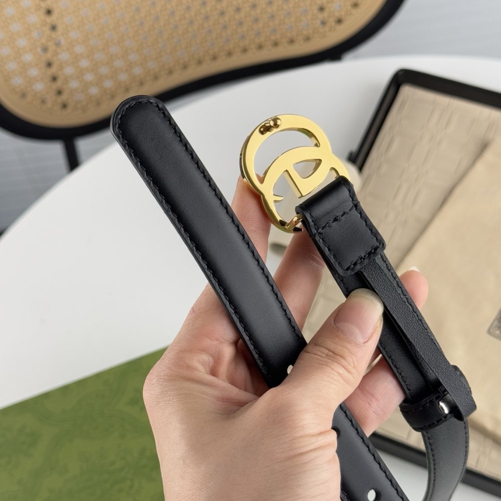 Belt leather 20 mm фото 6