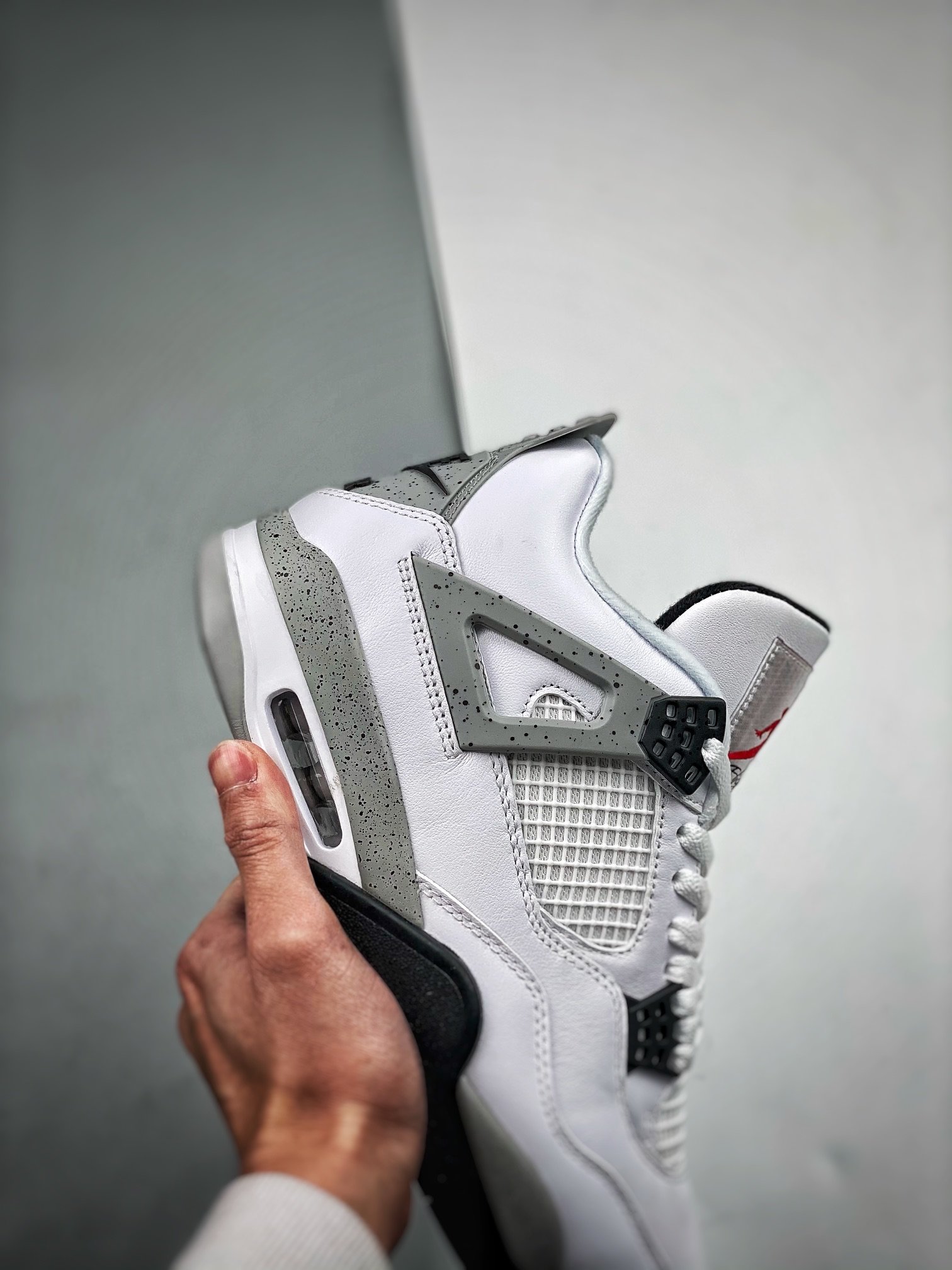 Кросівки Air Jordan 4 Retro White Cement фото 9