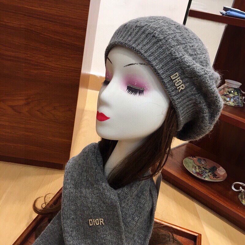 Set female a cap and scarf cashmere фото 8