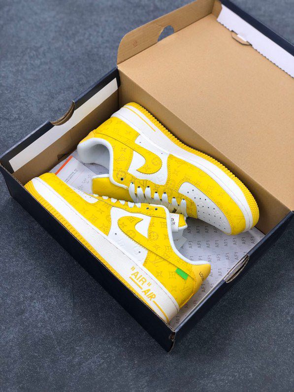 Кроссовки  Air Force 1 White Yellow DM0970-101 фото 9