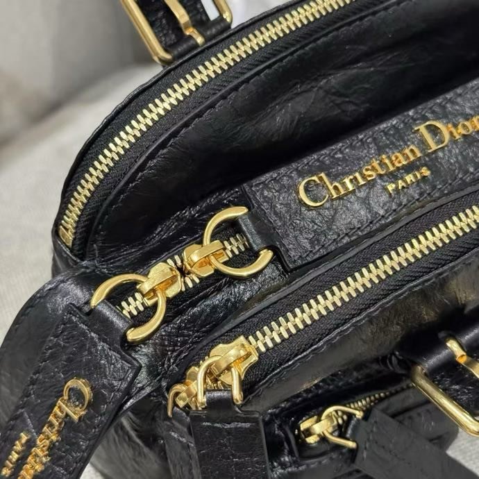 Сумка Dior Bowling Grand Tour женская кожаная 28 см фото 4