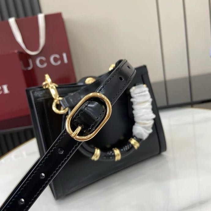 Сумка кожаная Gucci Diana 20 см фото 6