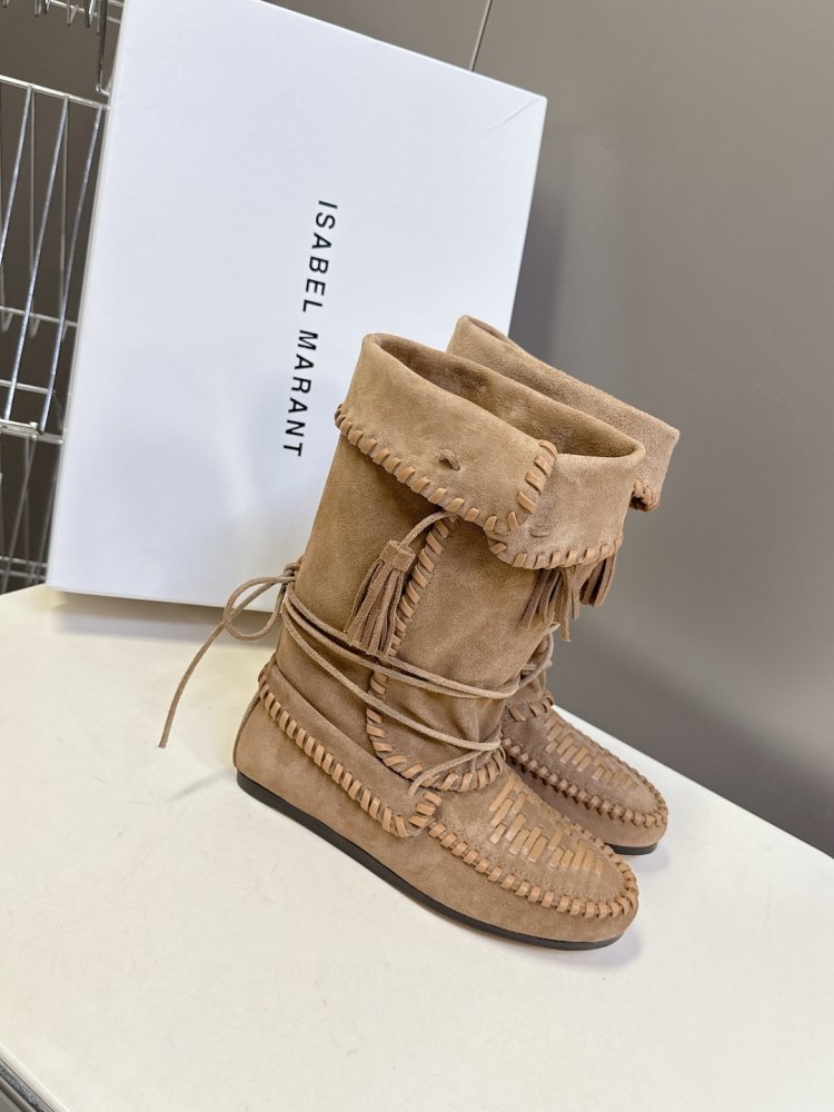 Boots leather women's фото 2