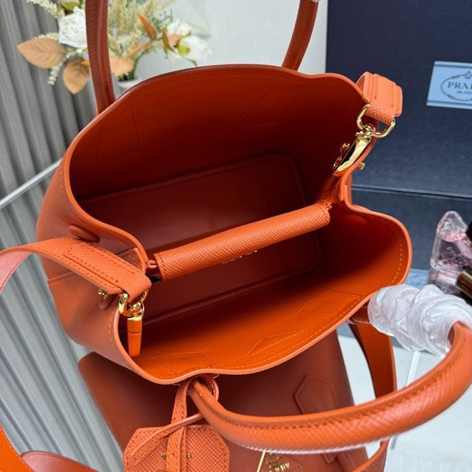 Сумка кожаная Double Bag mini 1BG443 25 см фото 3