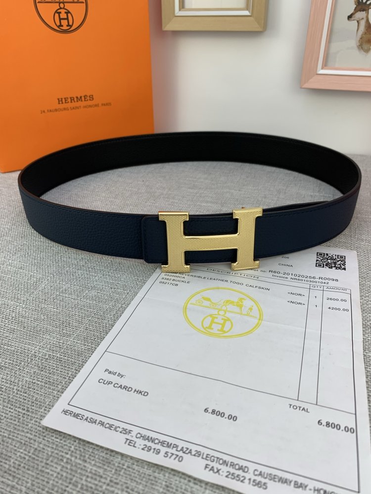 Ремень кожаный 38 мм фото 5