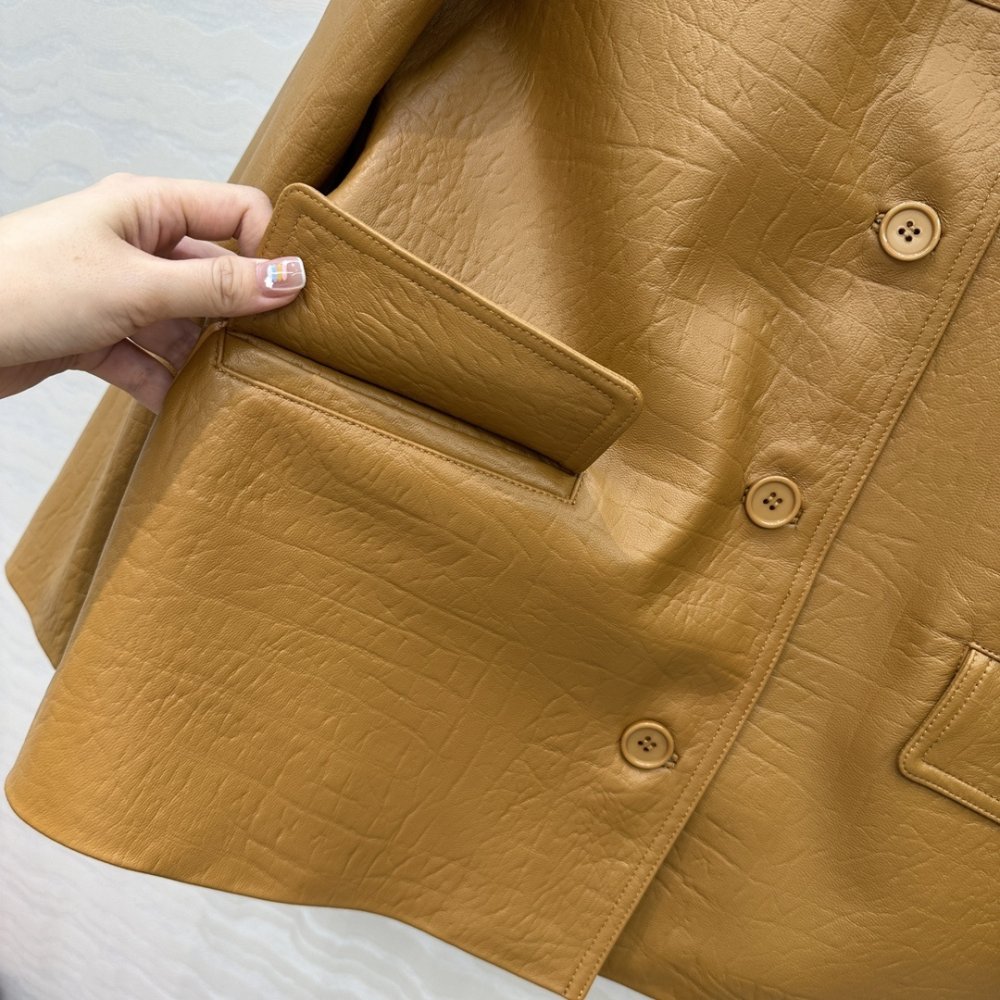 Jacket leather women's фото 6