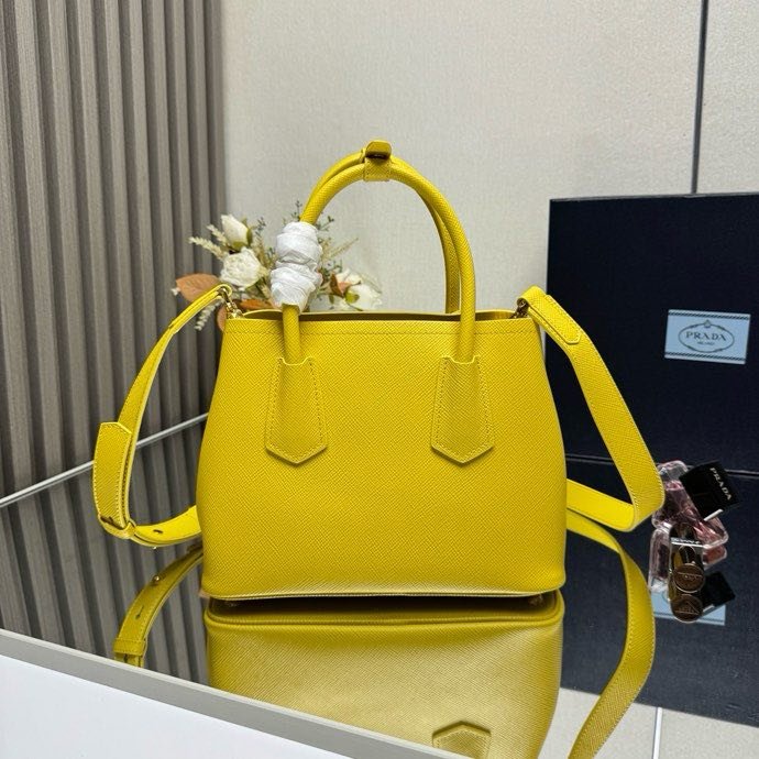 Сумка кожаная Double Bag mini 1BG443 25 см фото 5