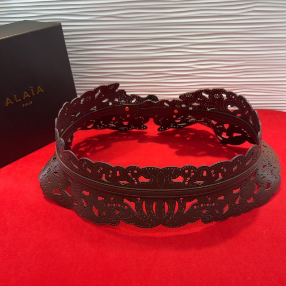 Belt leather 130 mm фото 3