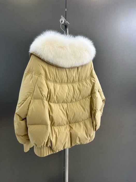 Down jacket from fox fur фото 9