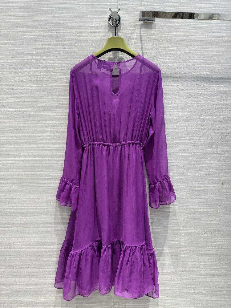 Элегантное фиолетовое платье фото 9