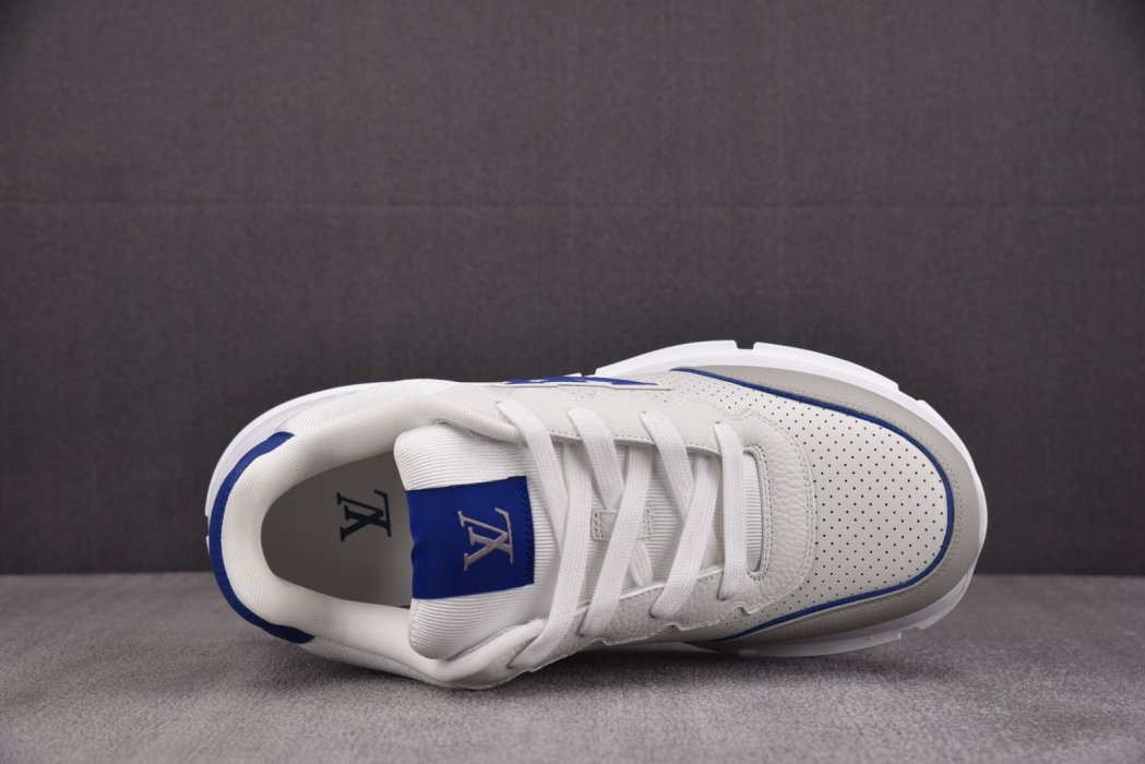 Кроссовки LOUIS VUITTON 2025 Classic White Blue фото 3