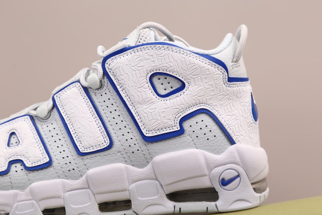 Кросівки Air More Uptempo Embossed White Royal Blue FD0669-100 фото 4