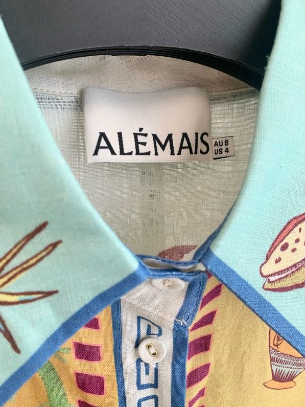 Платье Alemais Linen Color Lobster фото 9