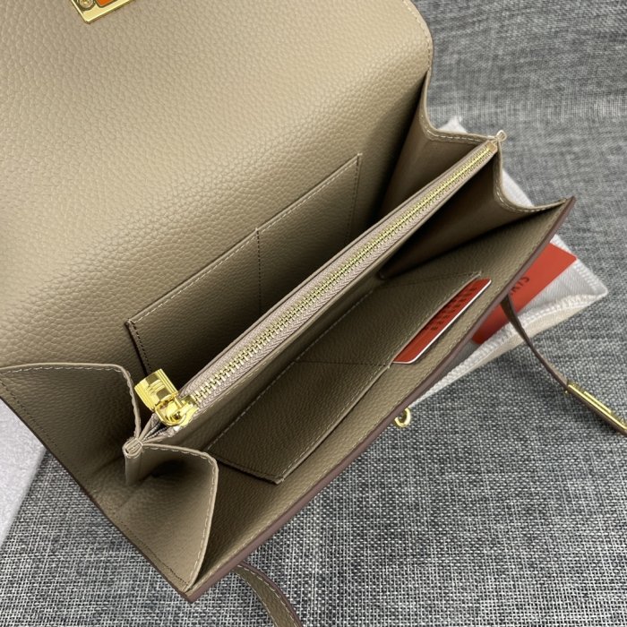 Клатч HERMES Kelly кожаный 24 см фото 7