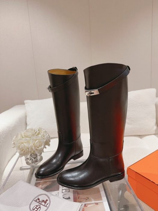 Сапоги женские, кожаные, черные - размер 40 фото 4