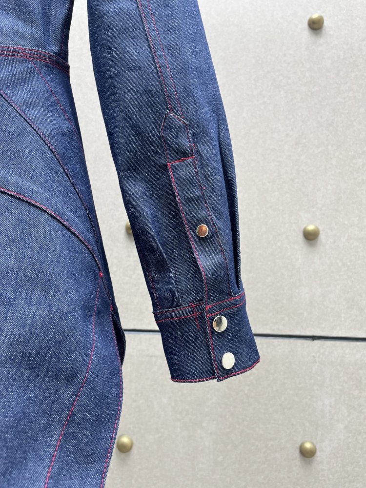 Плаття, Сукня облягає джинсове фото 6