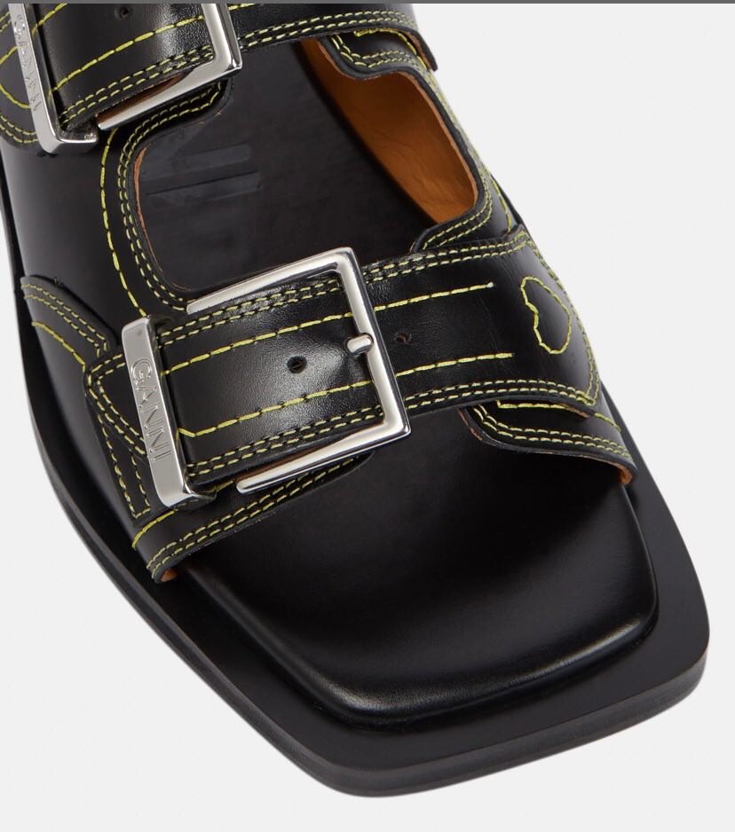 Sandals Muller leather фото 6