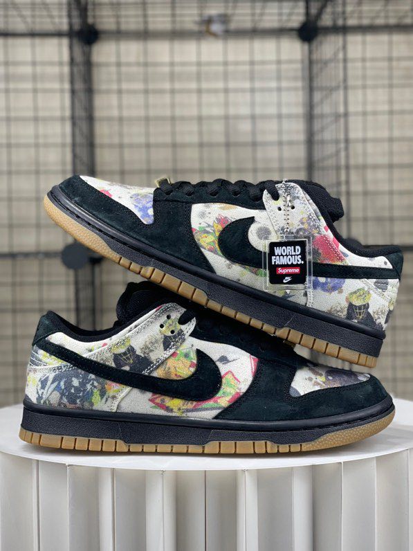 Кроссовки Supreme x Nike SB Dunk Low Rammellzee FD8778-001