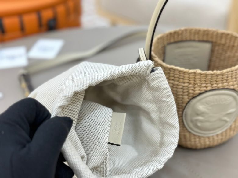 Солом'яний сумка Chloe S25 14 см фото 4