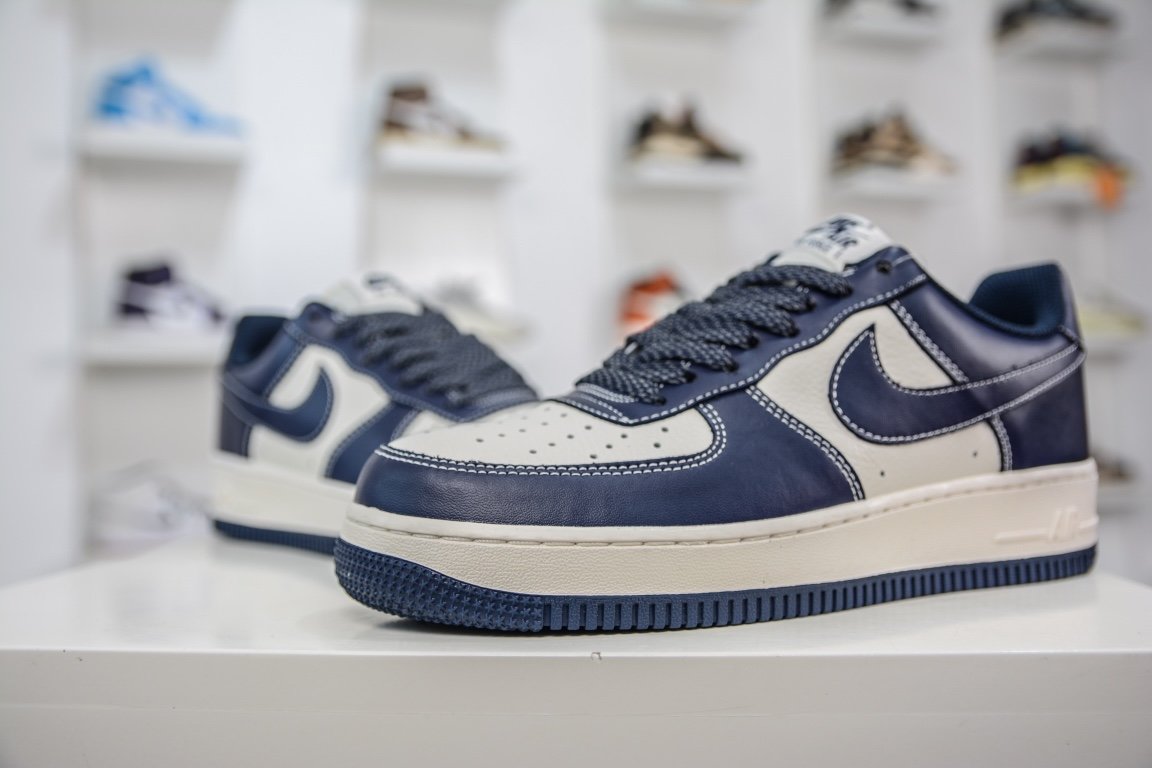 Sneakers Air Force 1 07 Premium Blue pot cookies фото 4