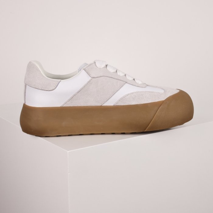 Sneakers Maison Margiela Panelled Platform Low Top Sneakers фото 7