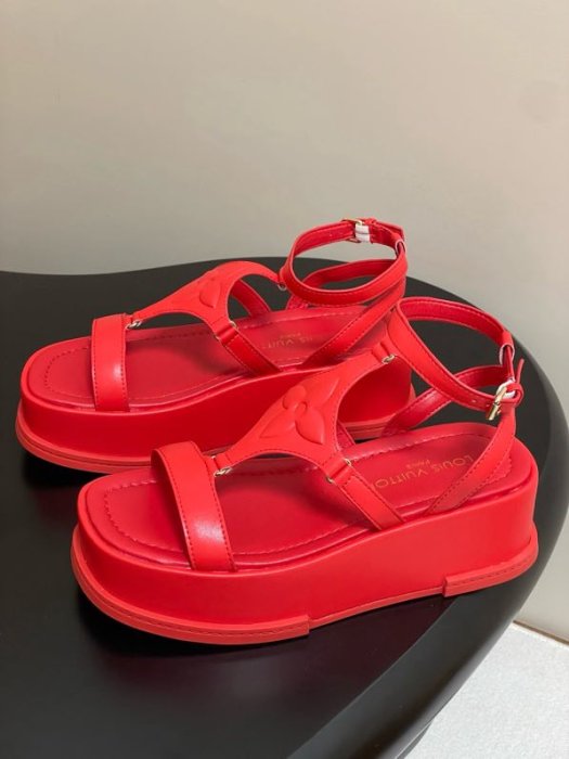 Sandals LV MAYA FLATFORM фото 4