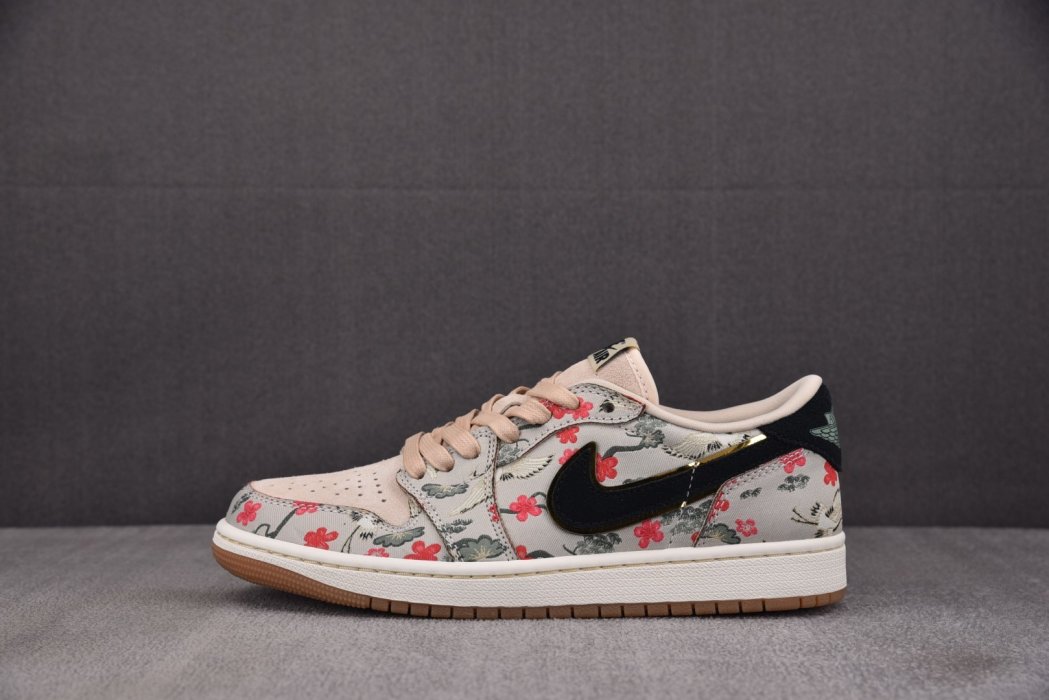 Кроссовки Rui Hachimura x Air Jordan Air 1 Retro Low OG Cranes