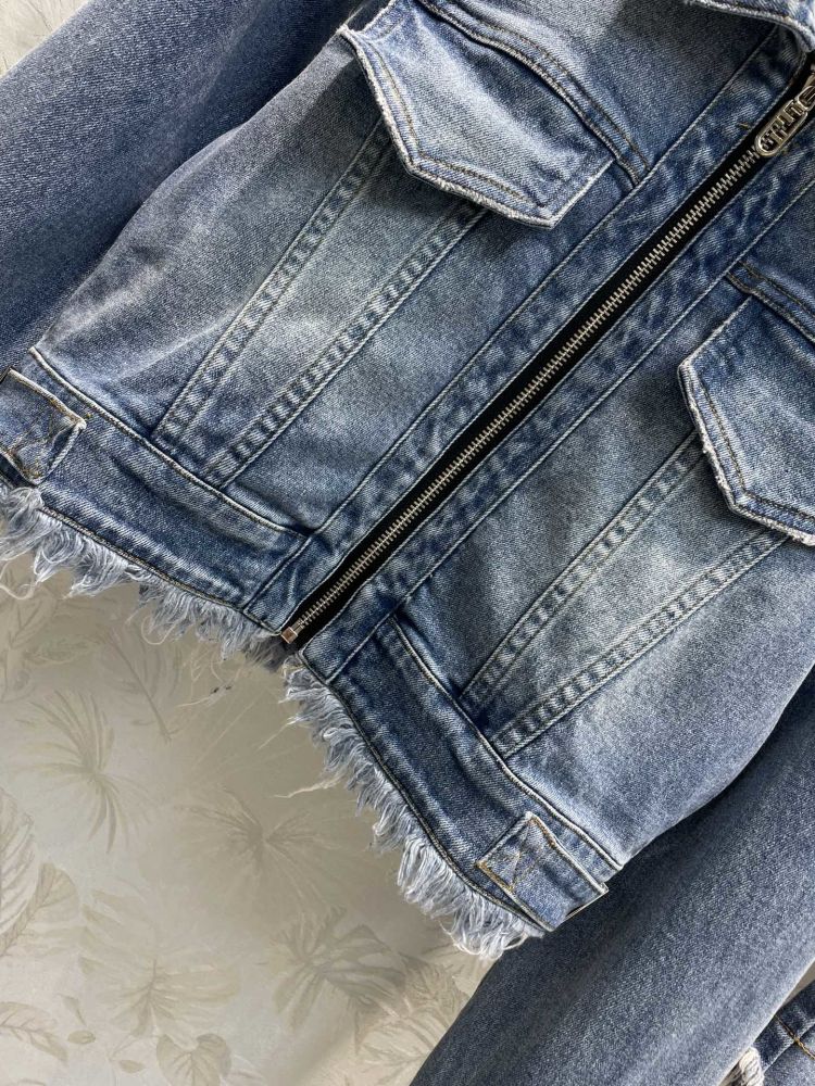 Костюм жіночий джинсовий фото 3