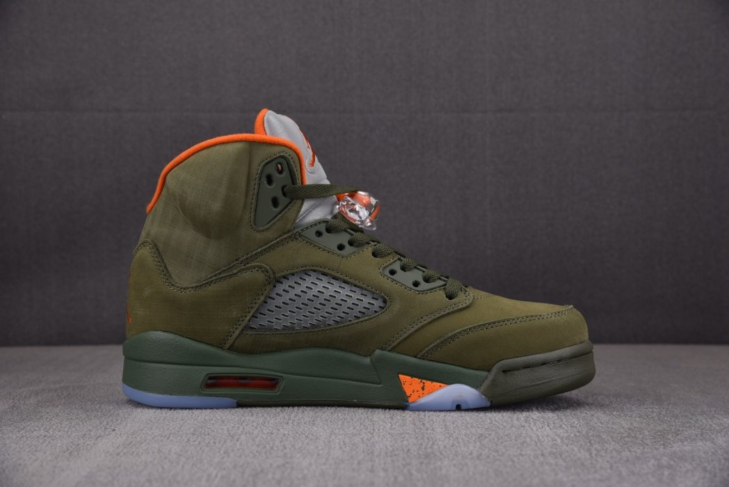 Кроссовки Air Jordan 5 Retro Olive DD0587-308 фото 2