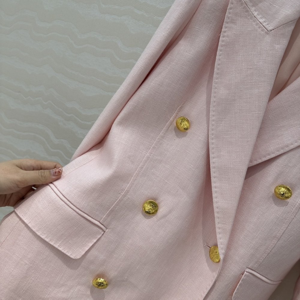 Пиджак льняной женский фото 6