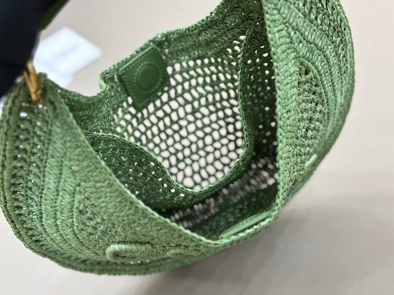 Плетені кругла сумка Chloe The Summer Banana 21 см фото 7