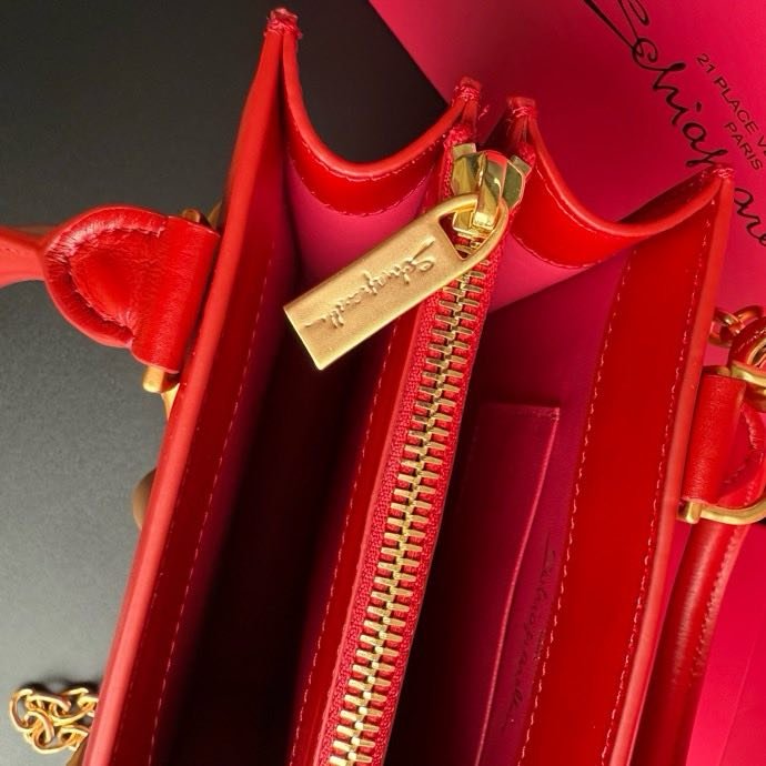 A bag leather women's 20 cm фото 9