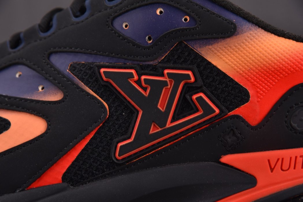 Кроссовки LOUIS VUITTON Runner Tatic Black Orange фото 12