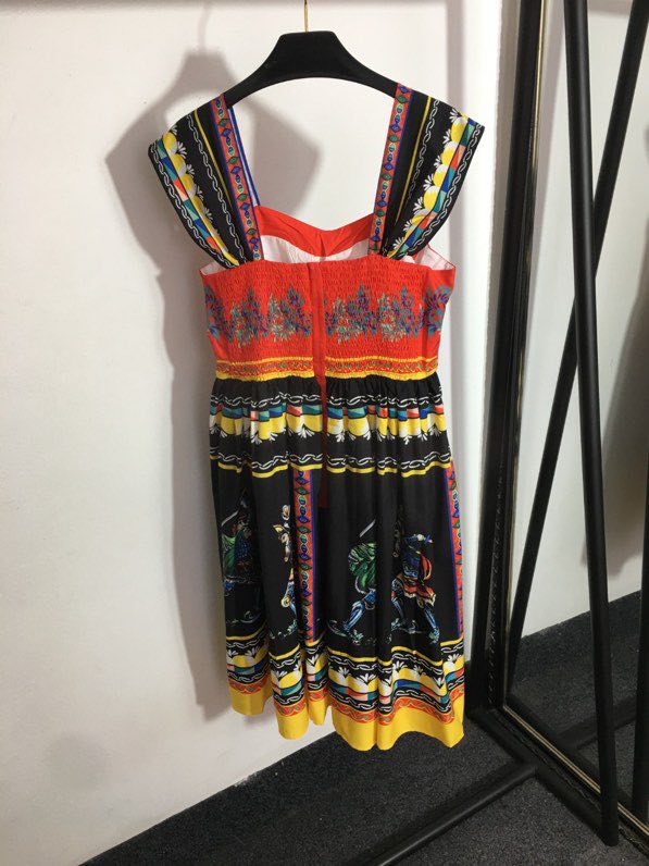 Bright dress from straps фото 6