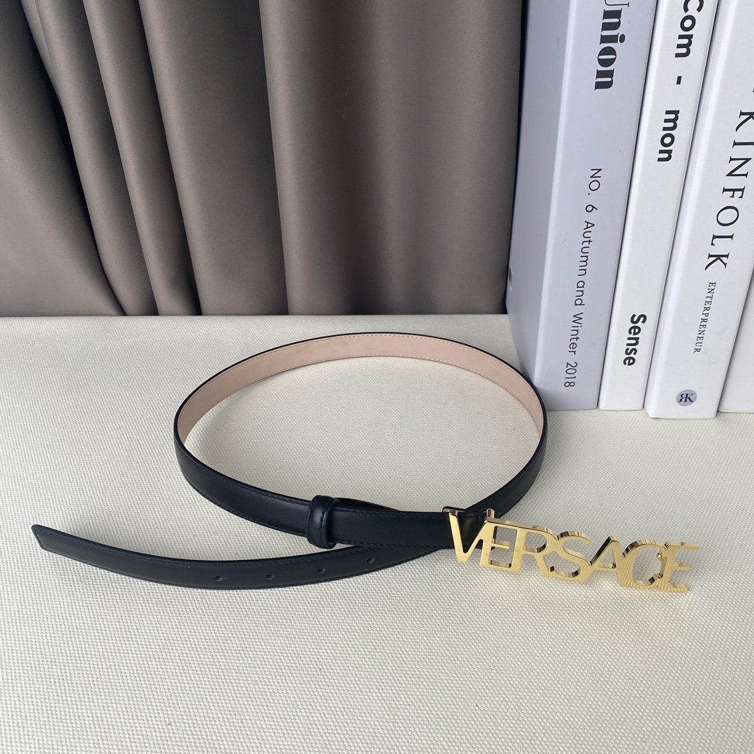 Female belt from buckle Versace 2 cm фото 3