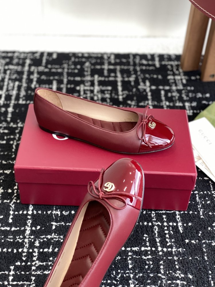 Ballet shoes leather фото 6