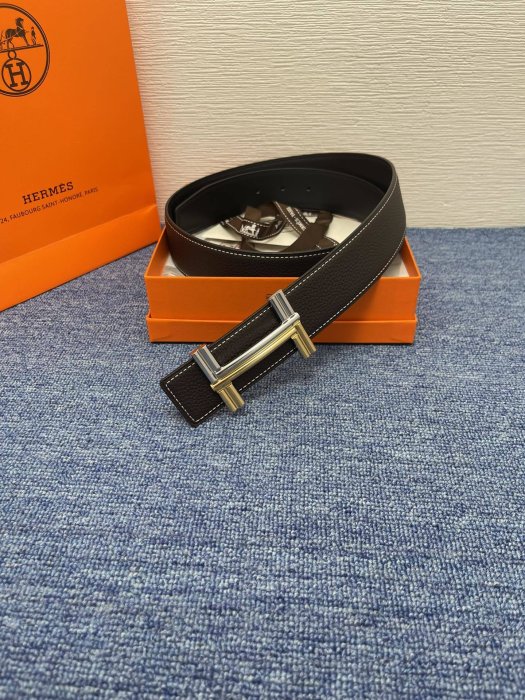 Ремень кожаный 3.8 см фото 4